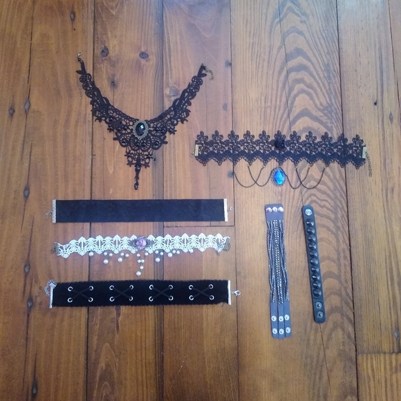 Chokers And Bracelets Bundle
